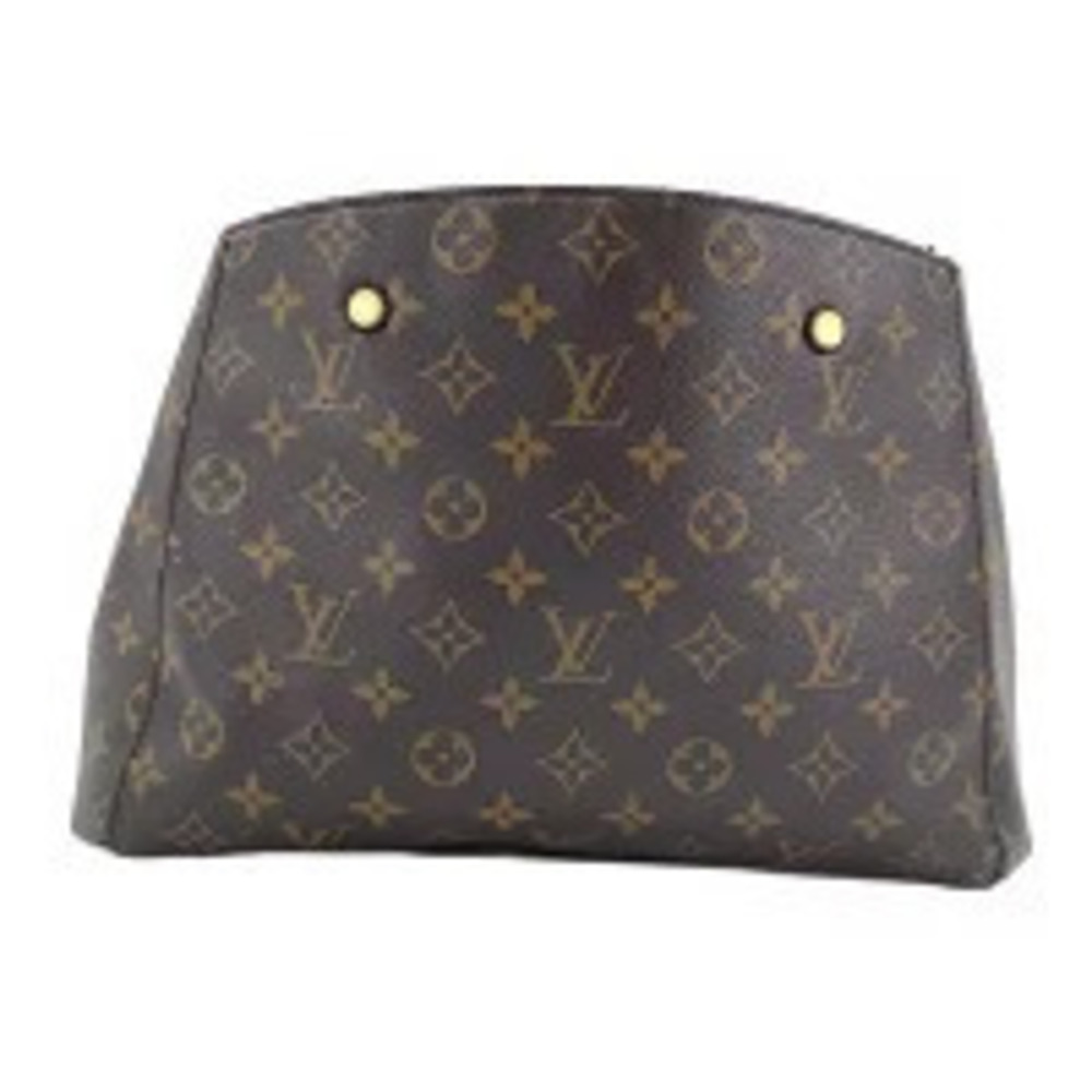Louis Vuitton Monogram Montaigne Handbag Brown
